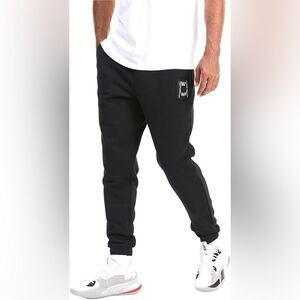 PUMA Pivot Terry Pants in Black Joggers Size Small